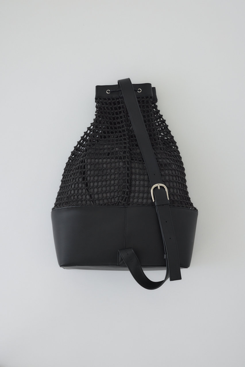 RIM.ARK(リムアーク)｜Mesh shoulder BAG/バッグ/ブラック の