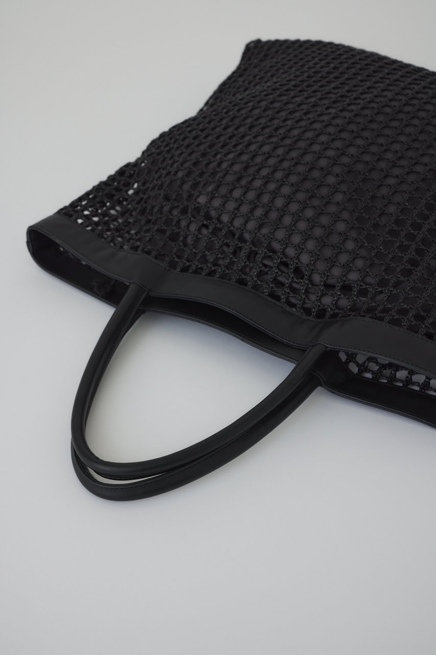 RIM.ARK(リムアーク)｜Square mesh BAG/バッグ/ブラック の通販