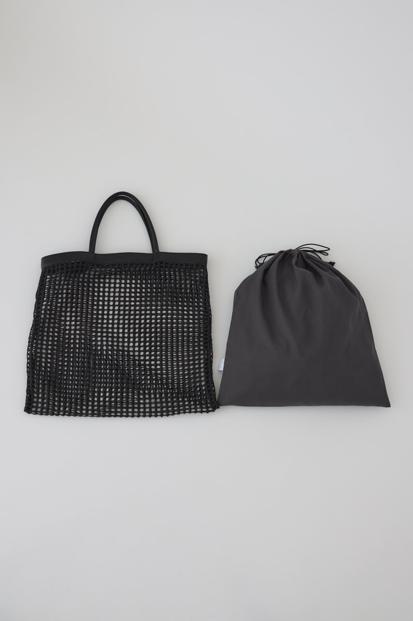 RIM.ARK(リムアーク)｜Square mesh BAG/バッグ/ブラック の通販 