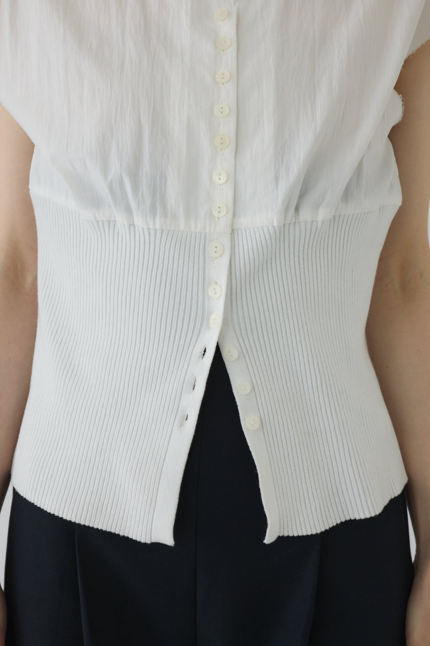 リムアーク RIM.ARK Vest padded docking SH （WHT） RIM.ARK(リムアーク) / Classical knit vest 25PF | 商品一覧