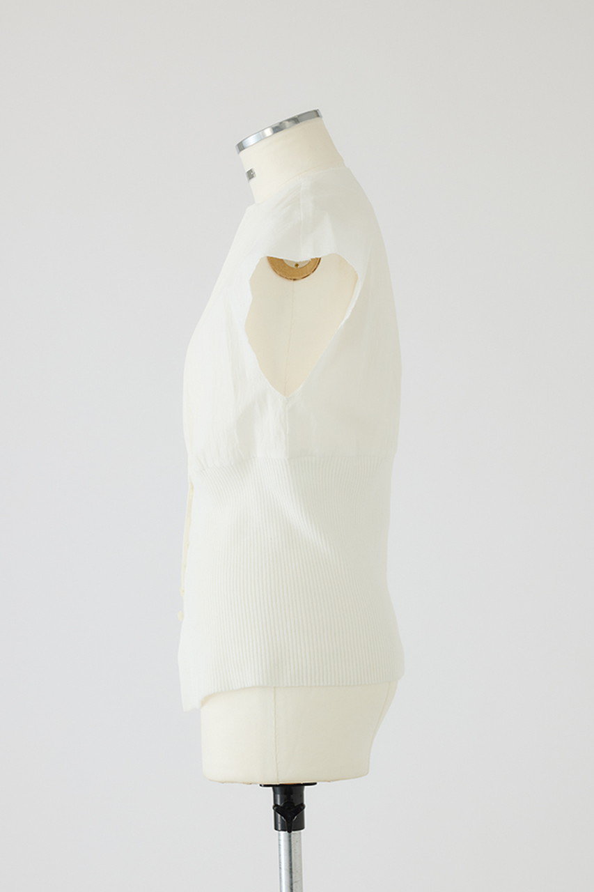 【ラッピング無料】 RIM.ARK(リムアーク)｜【予約販売】Docking cut off design tops カットソー(長袖+七分)
