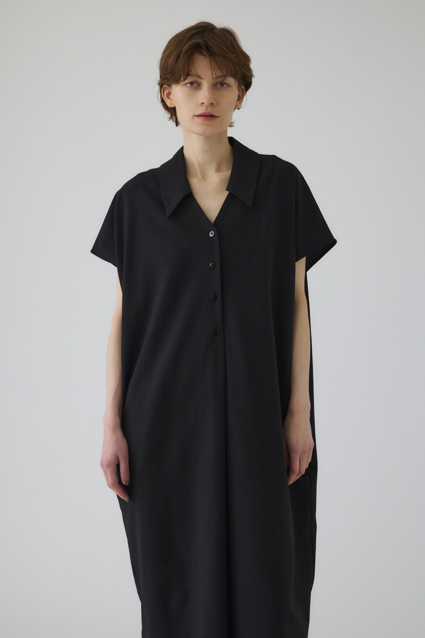 【グランドアムール】ブラックワンピース1661 Arobe ワンピース Pearl Cape ブラック