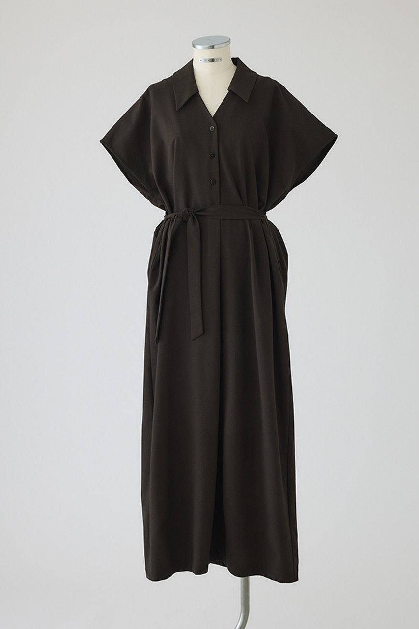 RIM.ARK Wide relax summer dress/ドレス・ワンピース (ダークブラウン, 36) リムアーク ELLE SHOP RIM.ARK Wide relax summer dress/ドレス・ワンピース (ダークブラウン, 36) リムアーク ELLE SHOP