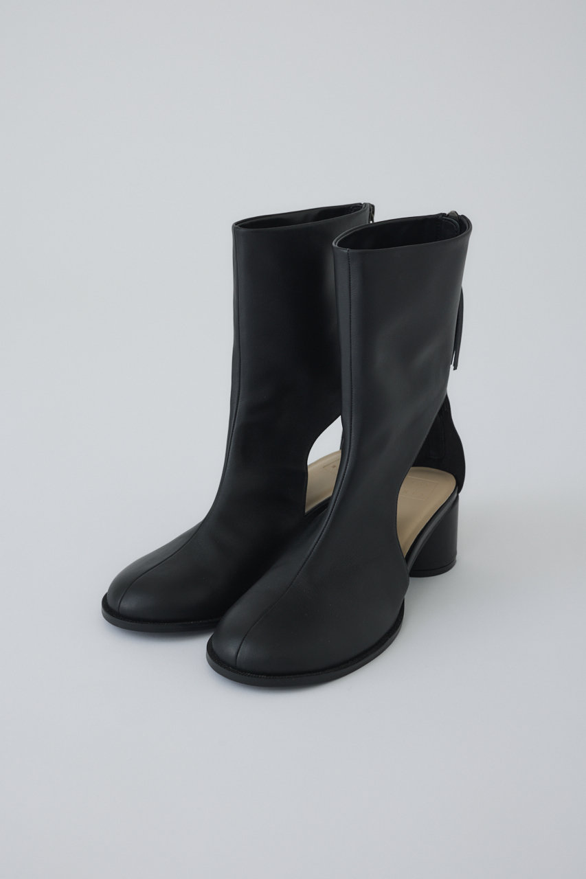 RIM.ARK Leather cutting boots sandal/サンダル (ブラック, 36(約22.5cm)) リムアーク ELLE SHOP RIM.ARK Leather cutting boots sandal/サンダル (ブラック, 36(約22.5cm)) リムアーク ELLE SHOP