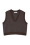 Classical knit vest/ベスト リムアーク/RIM.ARK ブラウン
