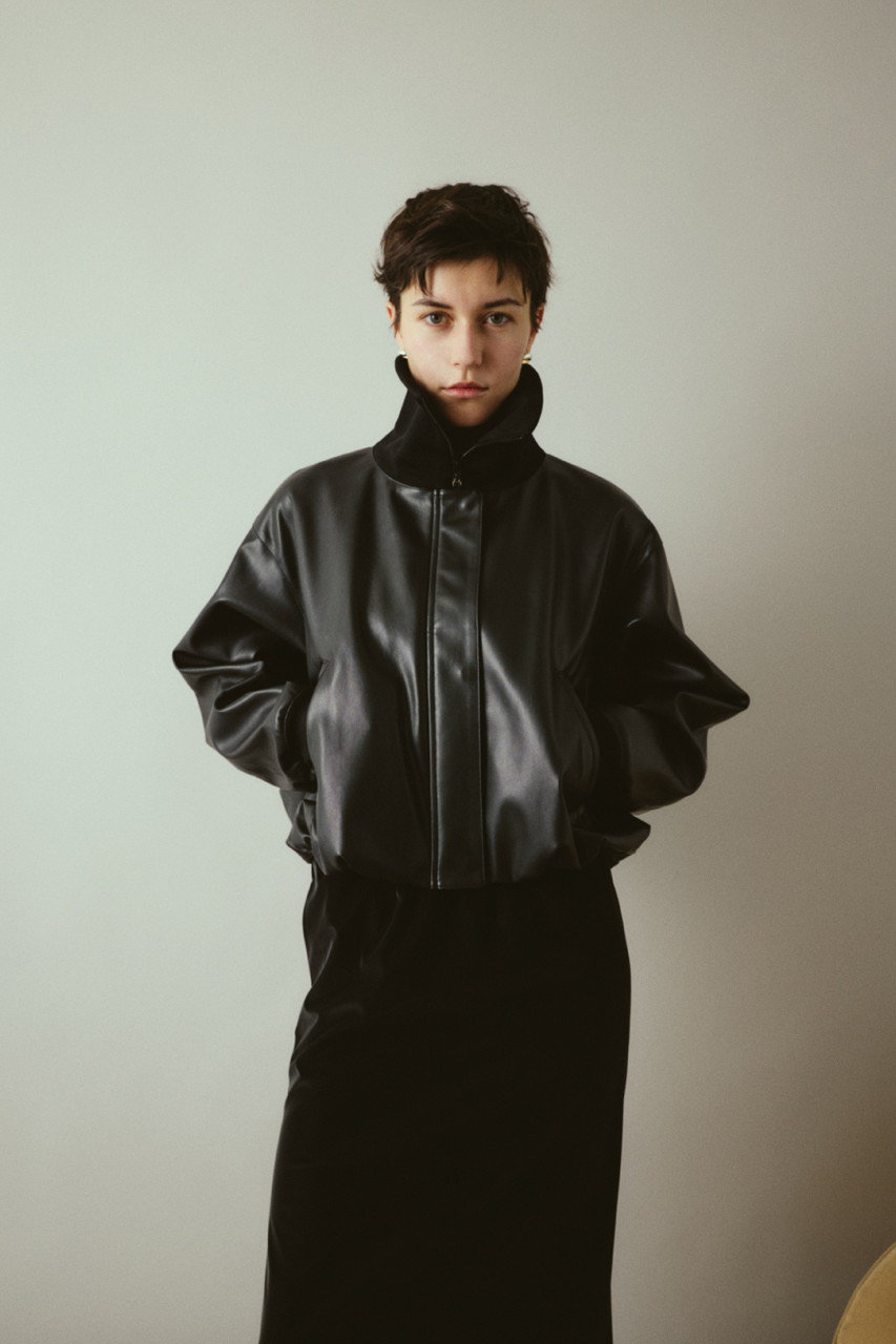 RIM.ARK(リムアーク)｜Synthetic leather short JK/ジャケット