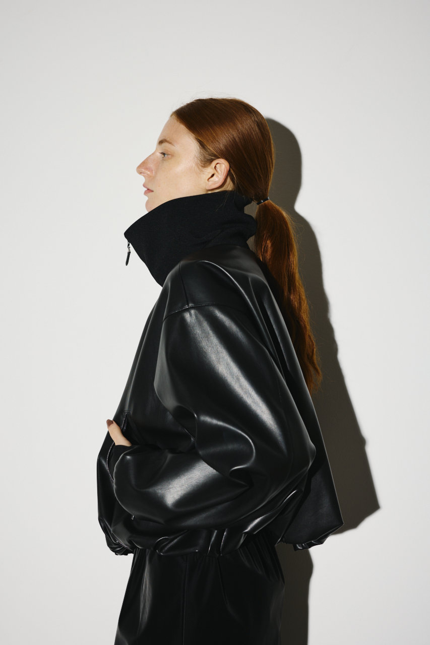 RIM.ARK(リムアーク)｜Synthetic leather short JK/ジャケット