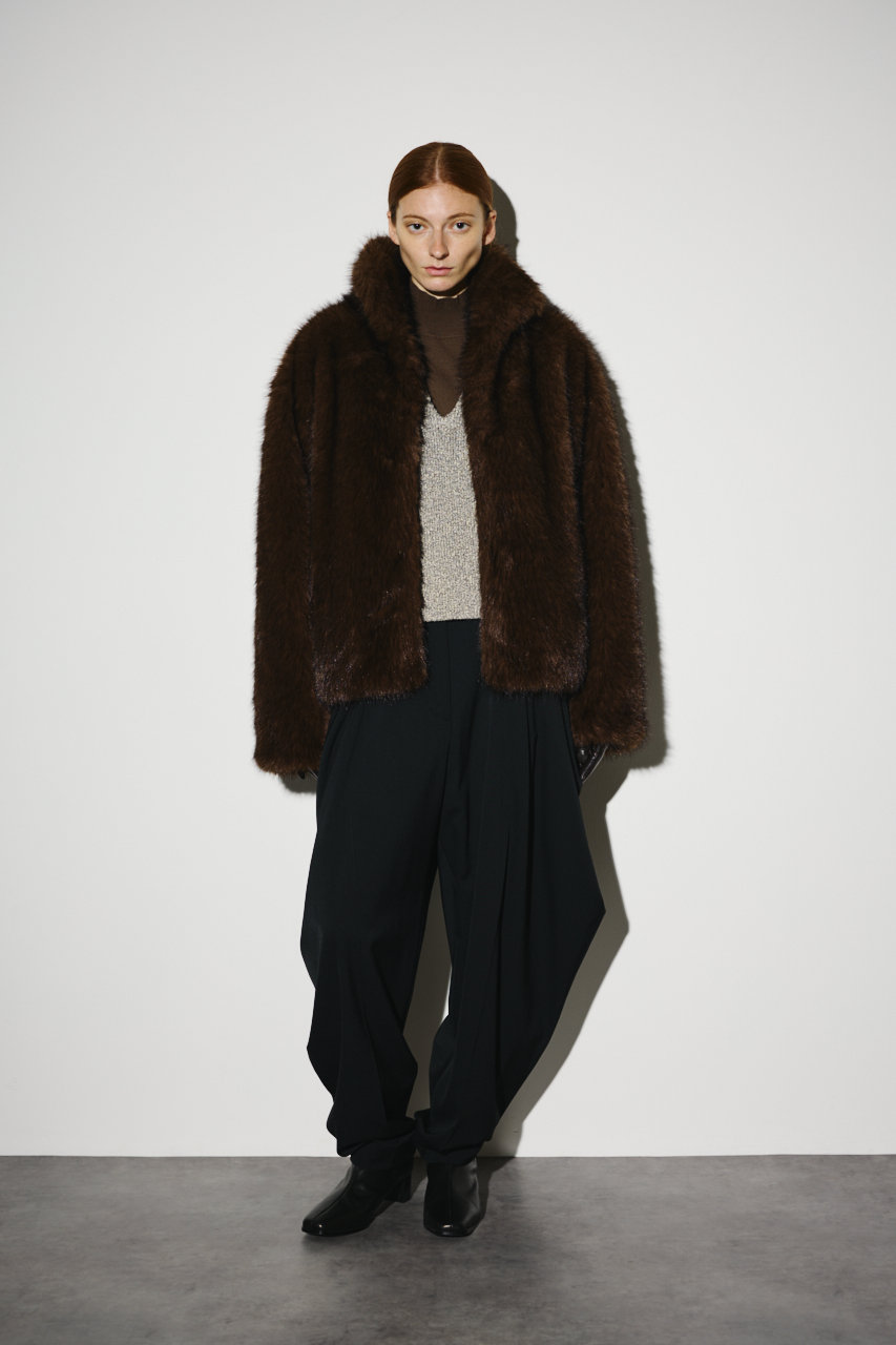 最終値下げ RIM.ARK ファーコート Hairy fur BZ リムアーク 最終値下げ RIM.ARK ファーコート Hairy fur BZ リムアーク