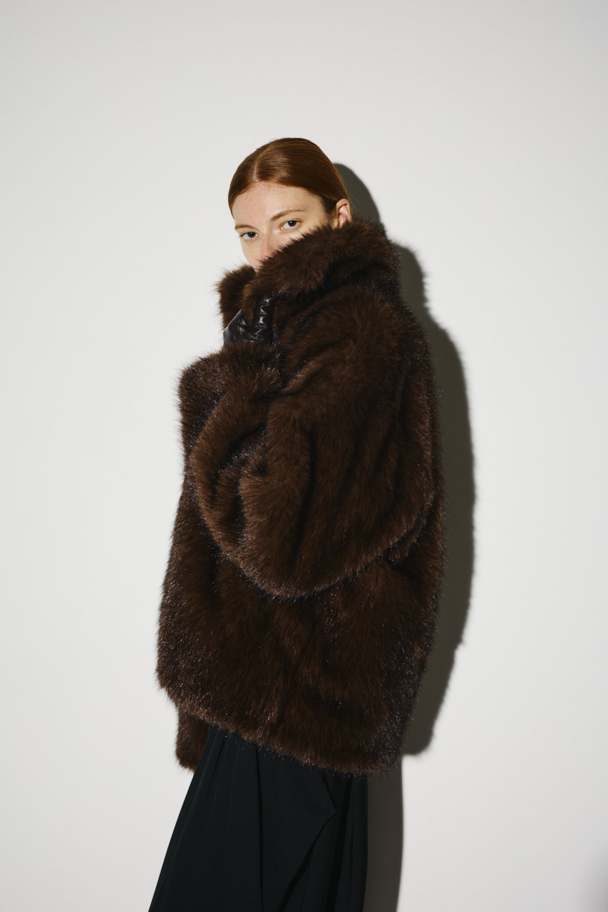 リムアーク　フェイクファーコート RIM.ARK（リムアーク）の「ドルマンフェイクファーコート