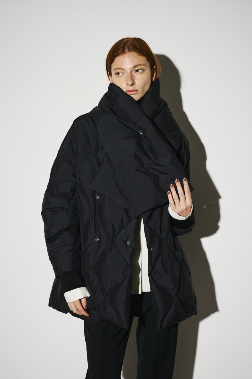 RIM.ARK Double breasted stole down CT/コート (ブラック, FREE) リムアーク ELLE SHOP RIM.ARK Double breasted stole down CT/コート (ブラック, FREE) リムアーク ELLE SHOP
