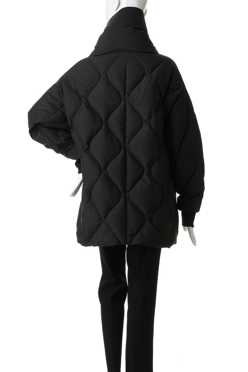 RIM.ARK(リムアーク)｜Double breasted stole down CT/コート/ブラック