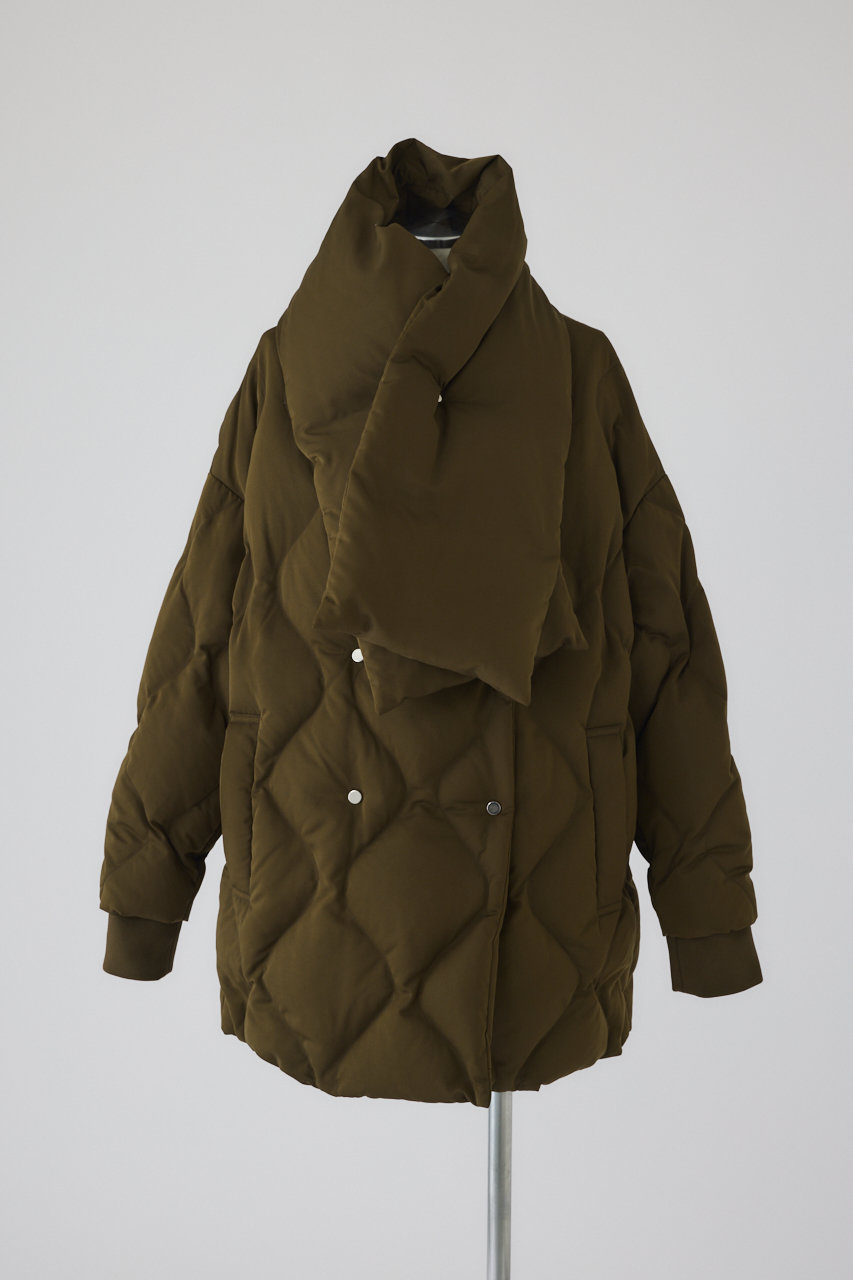RIM.ARK Double breasted stole down CT/コート (カーキ, FREE) リムアーク ELLE SHOP RIM.ARK Double breasted stole down CT/コート (カーキ, FREE) リムアーク ELLE SHOP