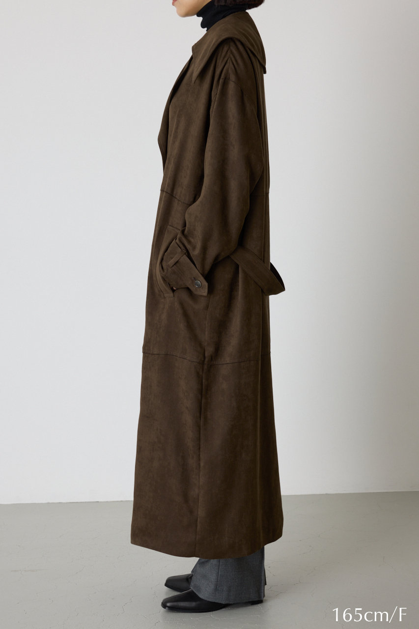 新品 RIM.ARK レイヤード ウールコート リムアーク リムアーク RIM.ARK Shoulder tuck long dress （NVY
