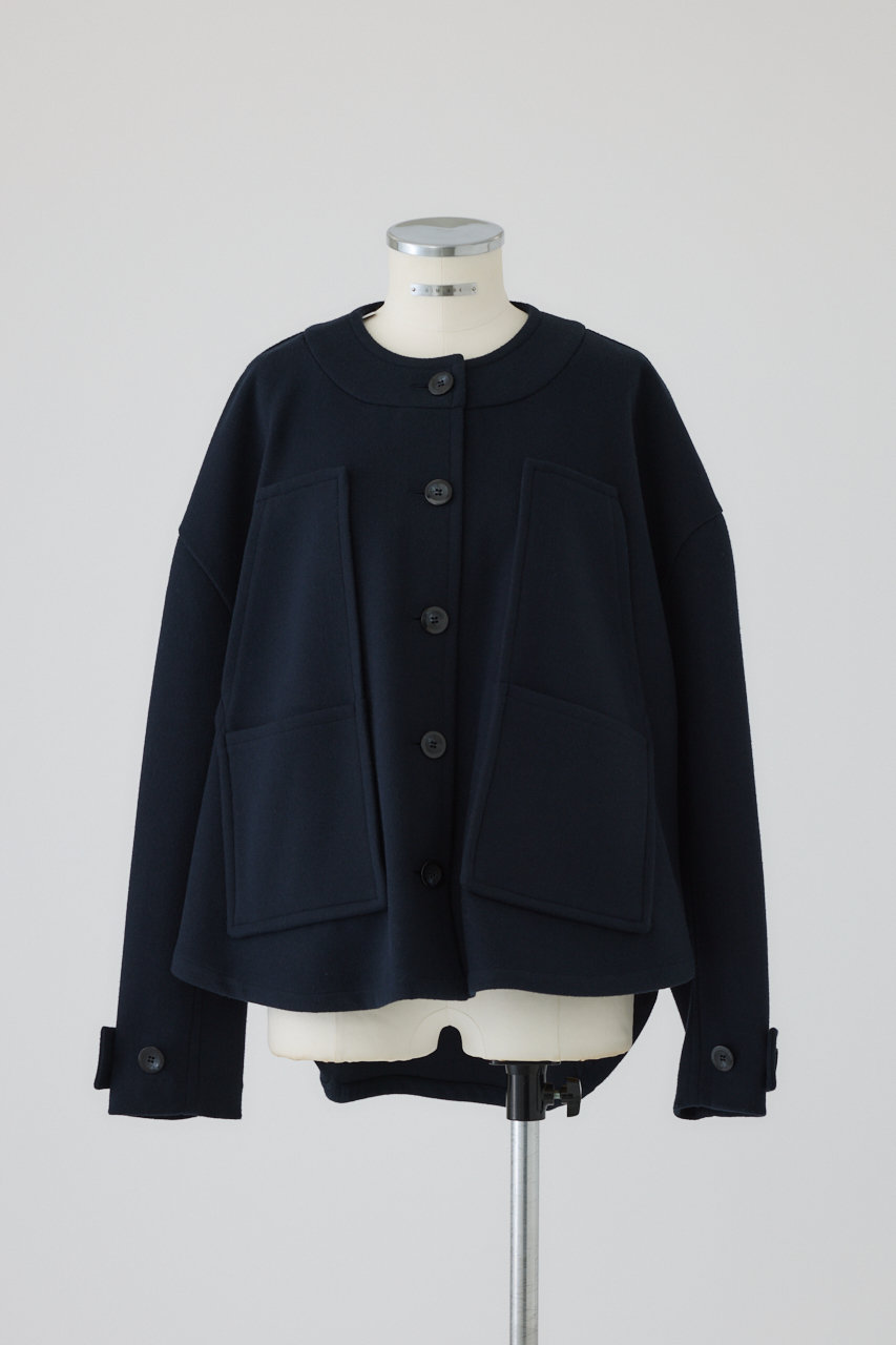 RIM.ARK Woollet blouson/ブルゾン (ネイビー, FREE) リムアーク ELLE SHOP RIM.ARK Woollet blouson/ブルゾン (ネイビー, FREE) リムアーク ELLE SHOP