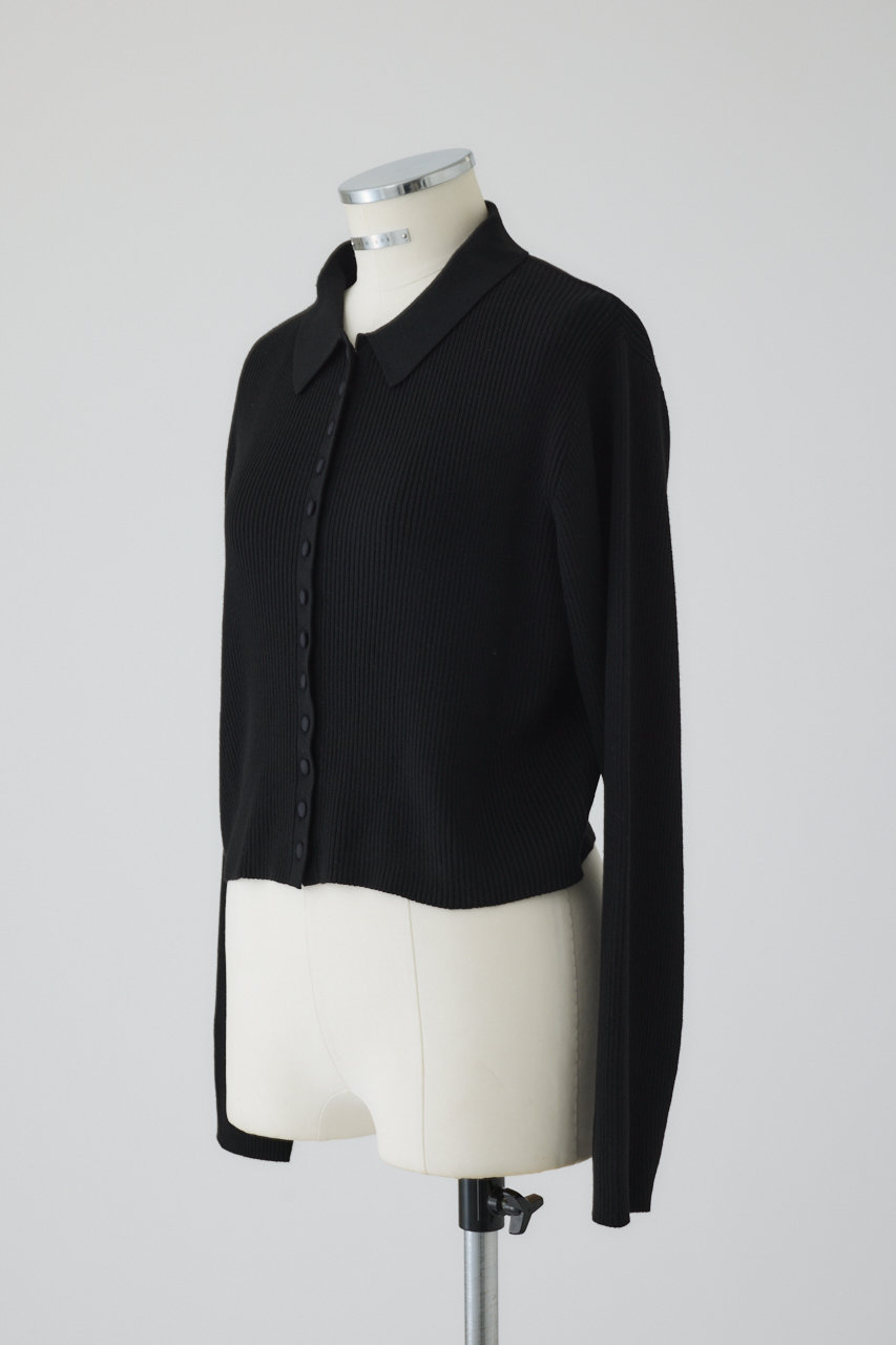 RIM.ARK(リムアーク)｜Minimum knit CD/ニットカーディガン/ブラック