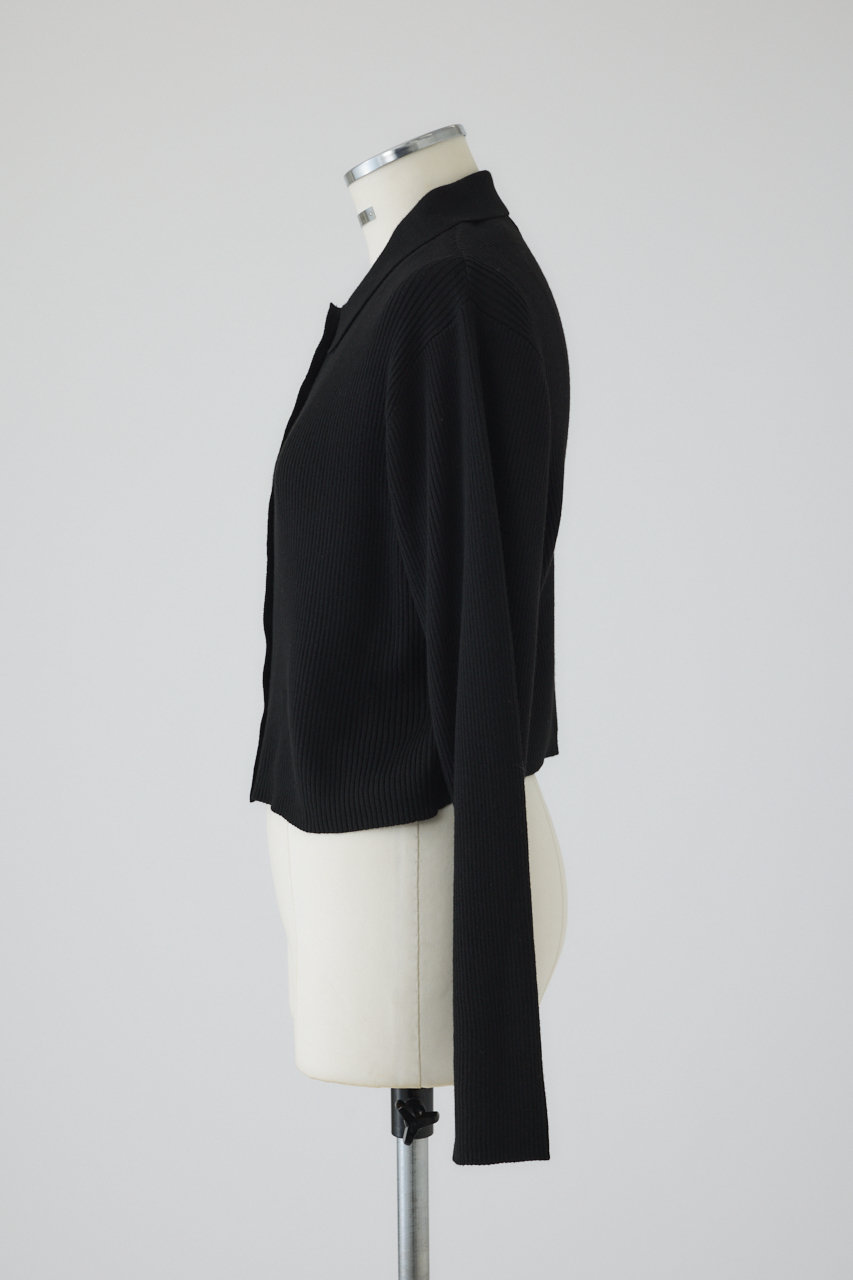 RIM.ARK(リムアーク)｜Minimum knit CD/ニットカーディガン/ブラック