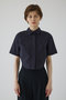 Round hem short SH/シャツ リムアーク/RIM.ARK ネイビー