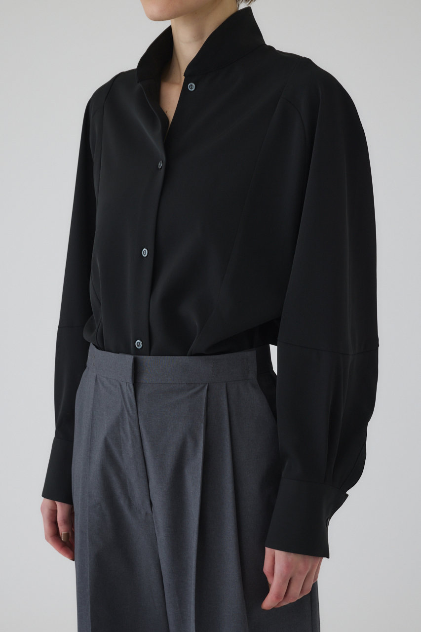 RIM.ARK Stand collar volume blouse/ブラウス (ブラック, FREE) リムアーク ELLE SHOP RIM.ARK Stand collar volume blouse/ブラウス (ブラック, FREE) リムアーク ELLE SHOP