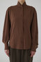 Stand collar volume blouse/ブラウス リムアーク/RIM.ARK ライトブラウン