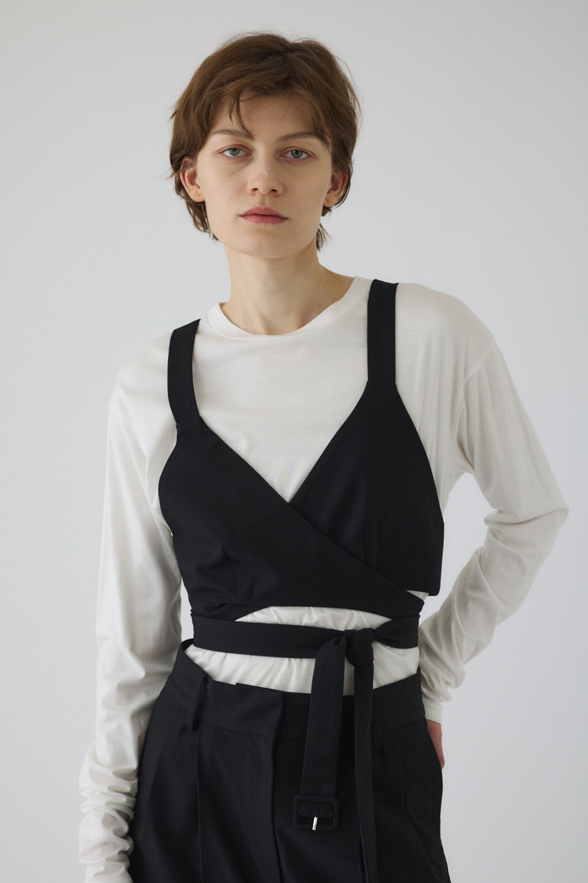 RIM.ARK Design bustier/ビスチェ (ブラック, FREE) リムアーク ELLE SHOP RIM.ARK Design bustier/ビスチェ (ブラック, FREE) リムアーク ELLE SHOP