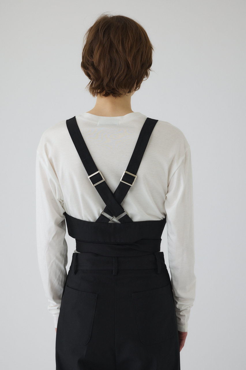 完売希少！RIM.ARK ベスト　アクセント　ビスチェ RIM.ARK(リムアーク)｜Design bustier/ビスチェ/ブラック の通販