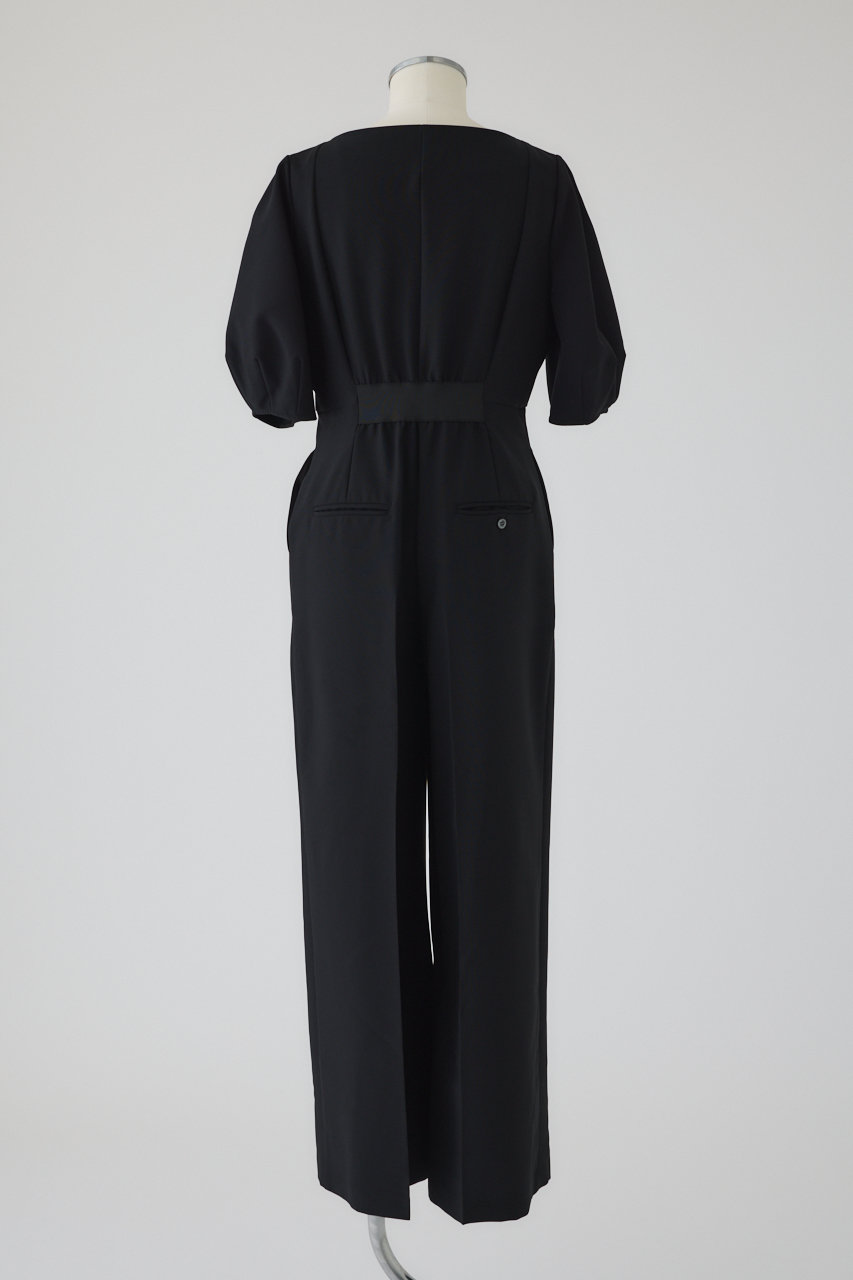 RIM.ARK(リムアーク)｜Boat neck all in one/オールインワン/ブラック