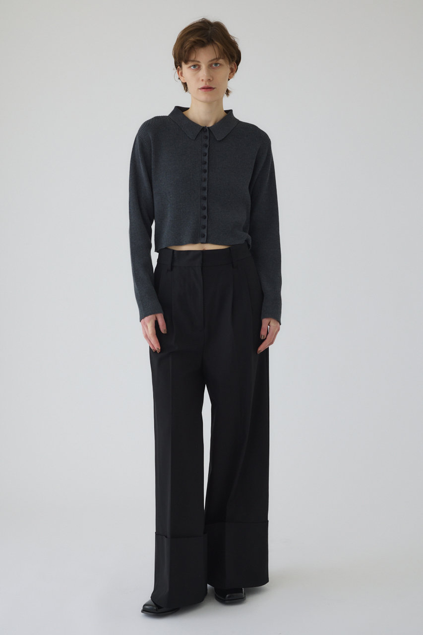 3点おまとめ ヤッコマリカルド・リムアーク・リラクス RIM.ARK(リムアーク)｜W-length slacks/スラックス/パンツ/ブラック の