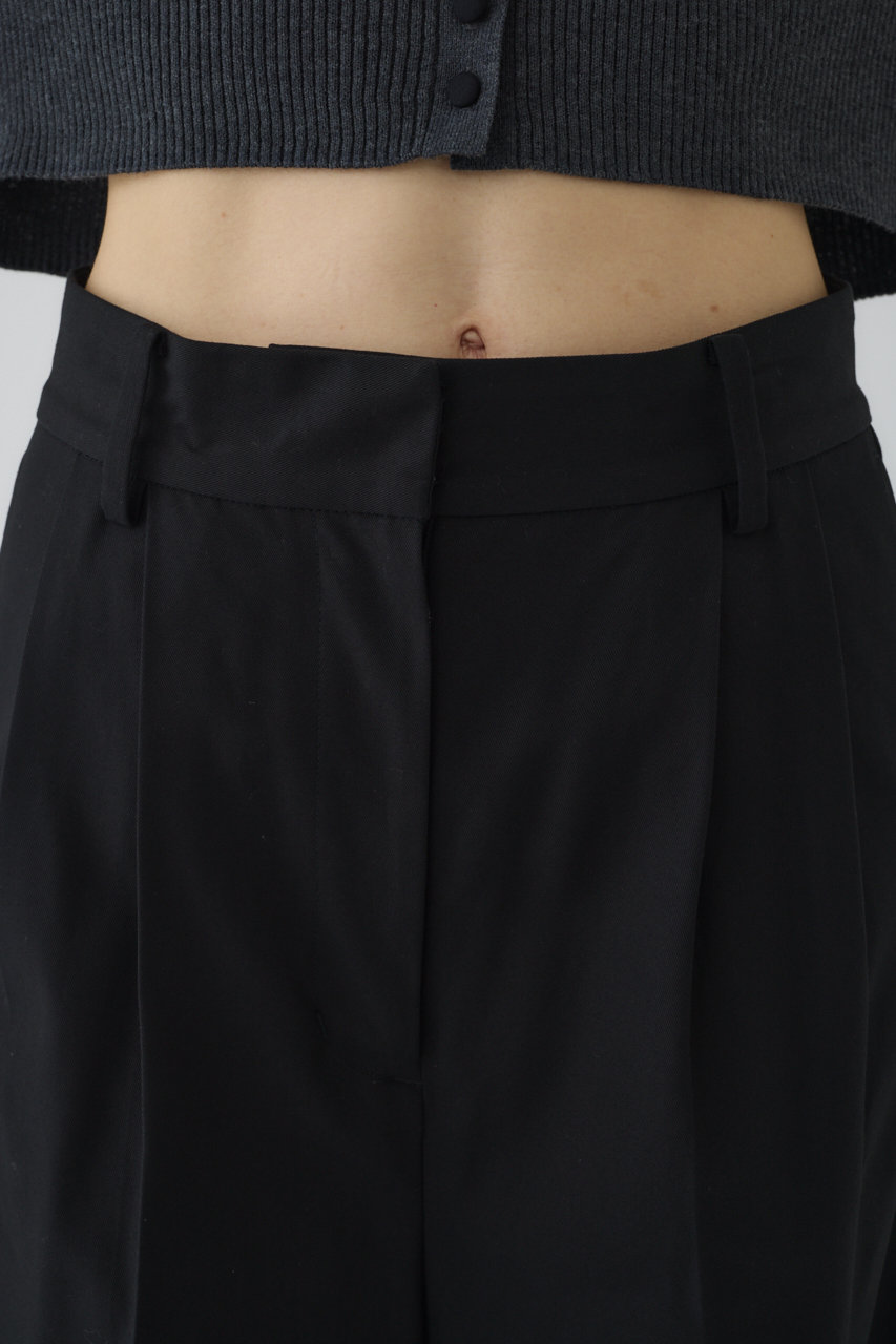 【中古】リムアーク rim.ark  25AW W-length slacks スラックス パンツ 36 黒 ブラック /AB ■OS レディース RIM.ARK(リムアーク)｜W-length slacks/スラックス/パンツ/ブラック の