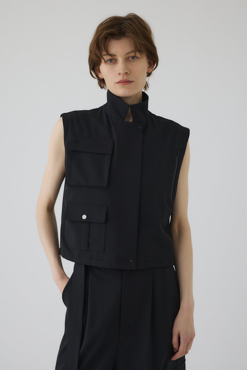 RIM.ARK Tech vest tops/ベスト (ブラック, FREE) リムアーク ELLE SHOP RIM.ARK Tech vest tops/ベスト (ブラック, FREE) リムアーク ELLE SHOP