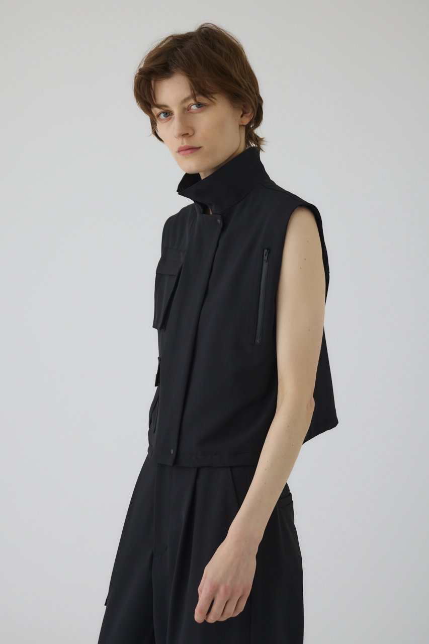 RIM.ARK(リムアーク)｜Tech vest tops/ベスト/ブラック の通販