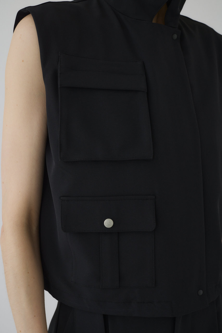 RIM.ARK(リムアーク)｜Tech vest tops/ベスト/ブラック の通販