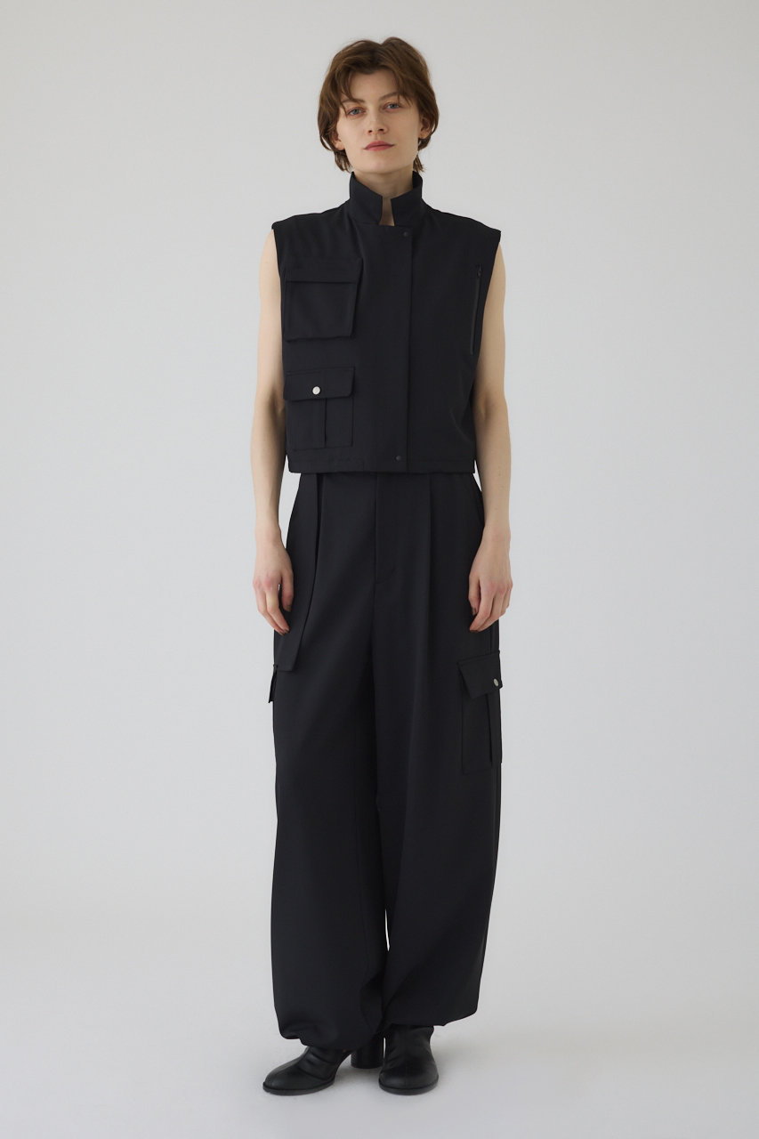 RIM.ARK(リムアーク)｜Tech vest tops/ベスト/ブラック の通販