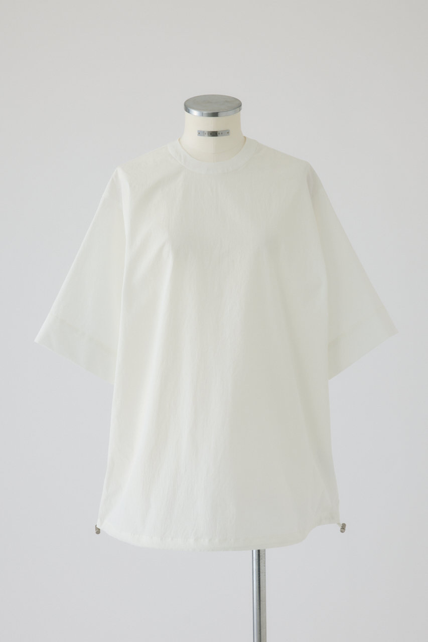 RIM.ARK Drawstring big tops/トップス (ホワイト, FREE) リムアーク ELLE SHOP RIM.ARK Drawstring big tops/トップス (ホワイト, FREE) リムアーク ELLE SHOP
