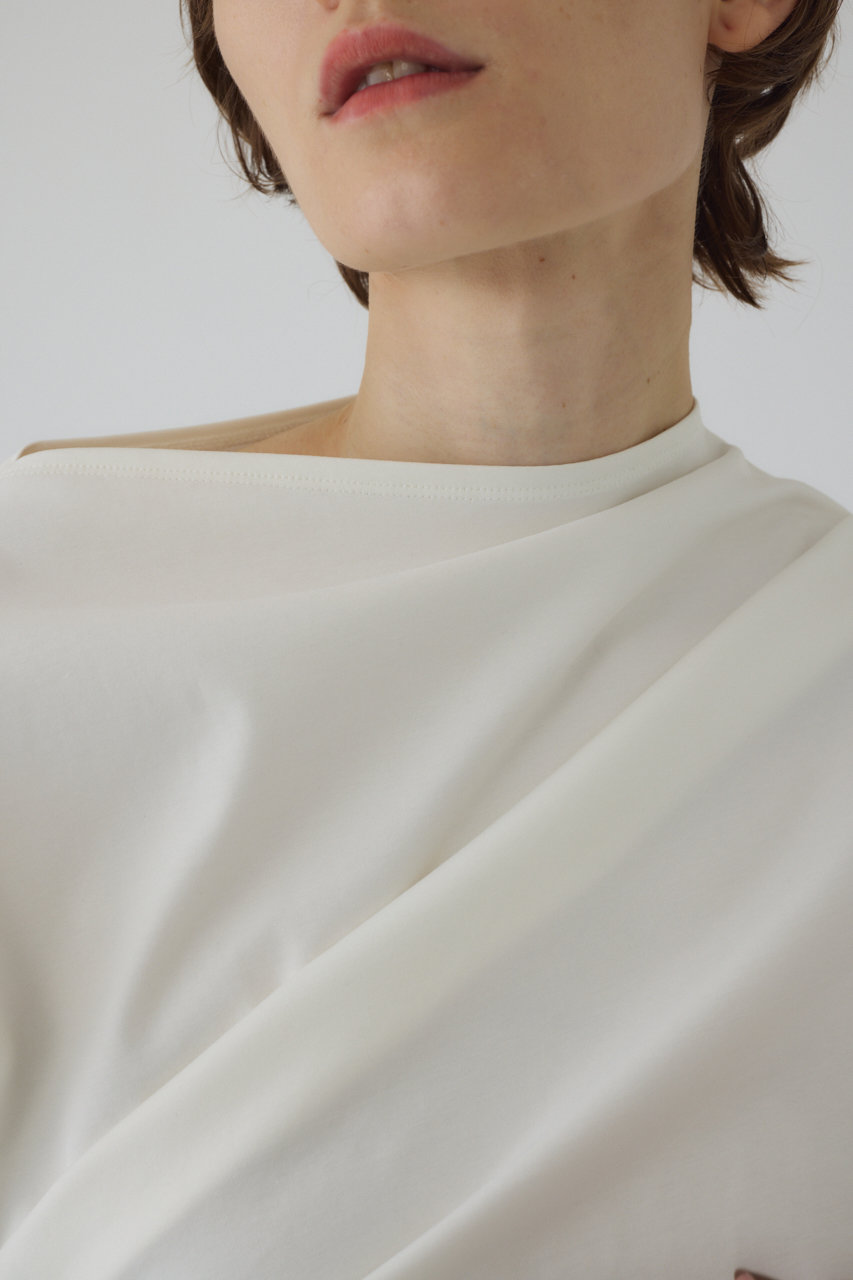 RIM.ARK(リムアーク)｜Asymmetry tuck cut tops/トップス