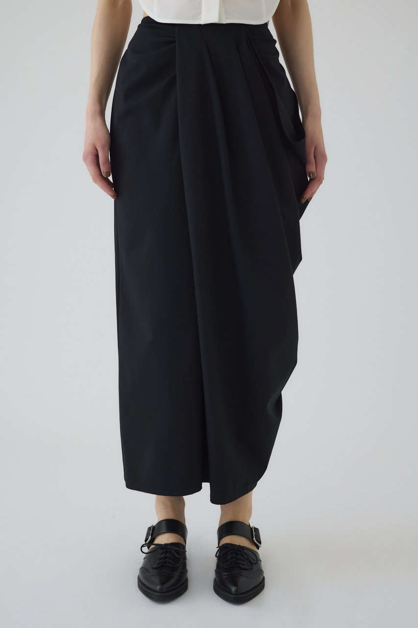 RIM.ARK Cut drape SK/スカート (ブラック, 36) リムアーク ELLE SHOP RIM.ARK Cut drape SK/スカート (ブラック, 36) リムアーク ELLE SHOP