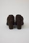 Suede square toe heel/パンプス リムアーク/RIM.ARK