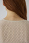 Lace knitting tops/トップス リムアーク/RIM.ARK