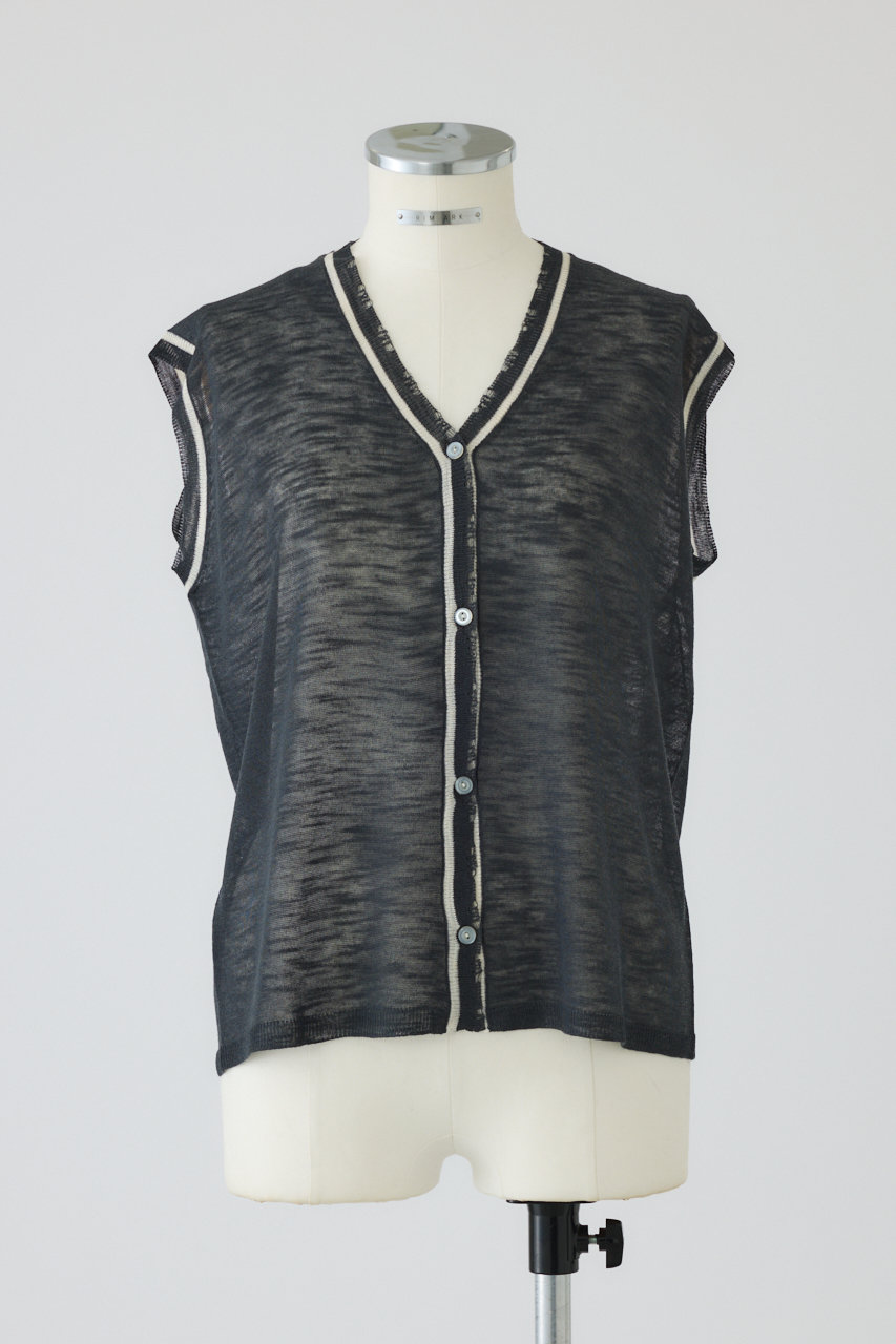 RIM.ARK Dry touch summer knit vest/ニットベスト (グレー, FREE) リムアーク ELLE SHOP RIM.ARK Dry touch summer knit vest/ニットベスト (グレー, FREE) リムアーク ELLE SHOP