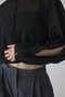 Open sleeve sheer SH/シャツ リムアーク/RIM.ARK