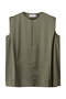 Satin chic vest/ベスト リムアーク/RIM.ARK カーキ