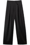Round silhouette satin PT/パンツ リムアーク/RIM.ARK ブラック
