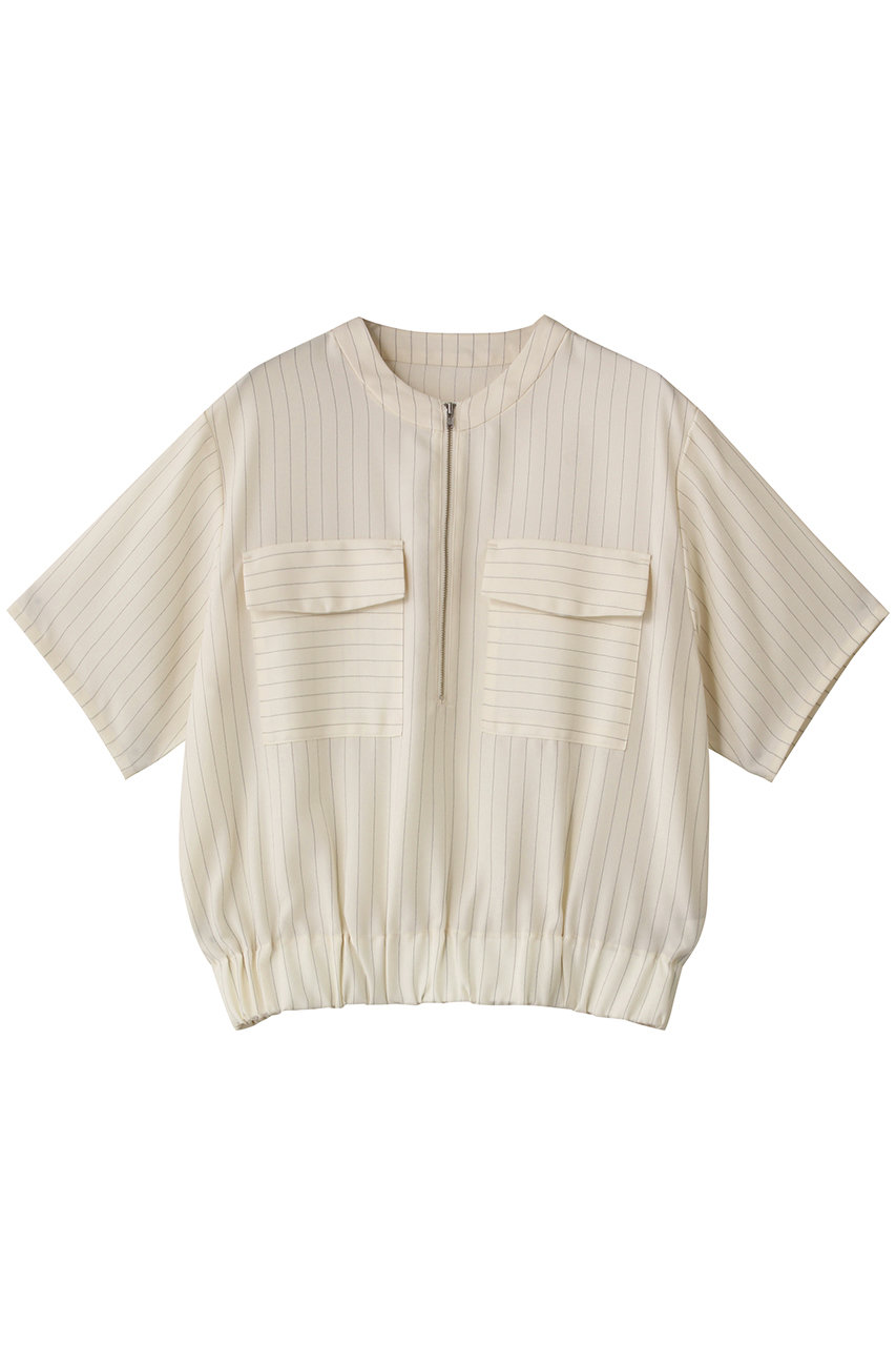RIM.ARK Zip up box tops/トップス (アイボリー, FREE) リムアーク ELLE SHOP RIM.ARK Zip up box tops/トップス (アイボリー, FREE) リムアーク ELLE SHOP