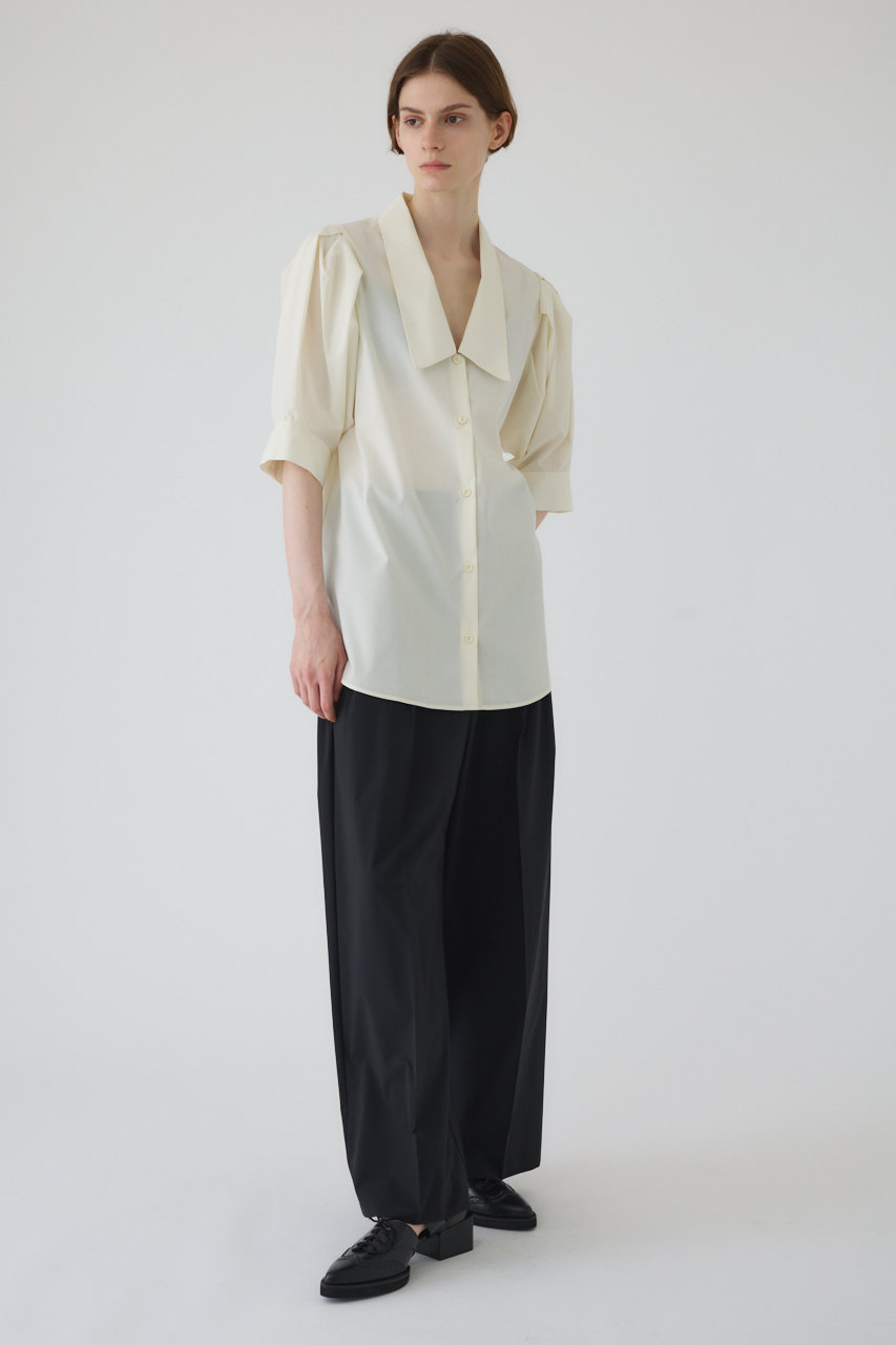 rim.arkブラウス RIM.ARK（リムアーク）の「Many tuck tie blouse メニータック