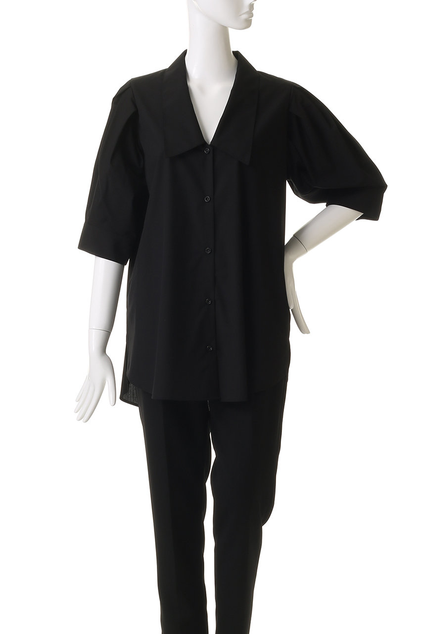 RIM.ARK Quaker collar blouse ブラック RIM.ARK | Quaker collar blouse (SHIRTS & BLOUSES ) |RIM.ARK