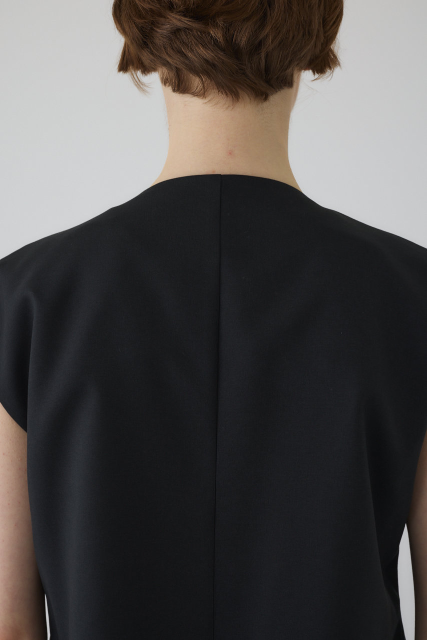 RIM.ARK(リムアーク)｜Vest like tops/トップス/ブラック の通販