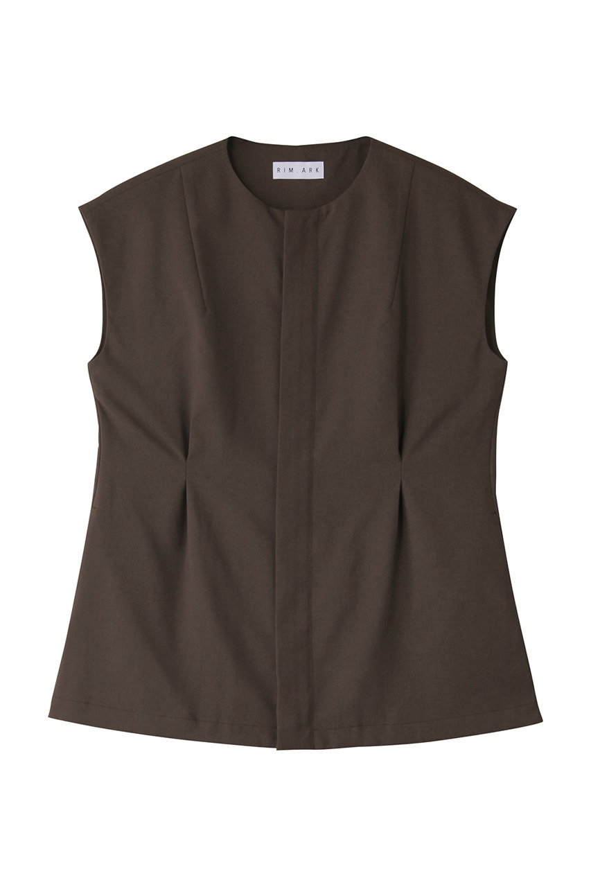 RIM.ARK Vest like tops/トップス (ブラウン, FREE) リムアーク ELLE SHOP RIM.ARK Vest like tops/トップス (ブラウン, FREE) リムアーク ELLE SHOP