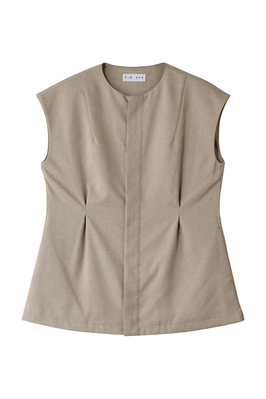 RIM.ARK Vest like tops/トップス (ベージュ, FREE) リムアーク ELLE SHOP RIM.ARK Vest like tops/トップス (ベージュ, FREE) リムアーク ELLE SHOP