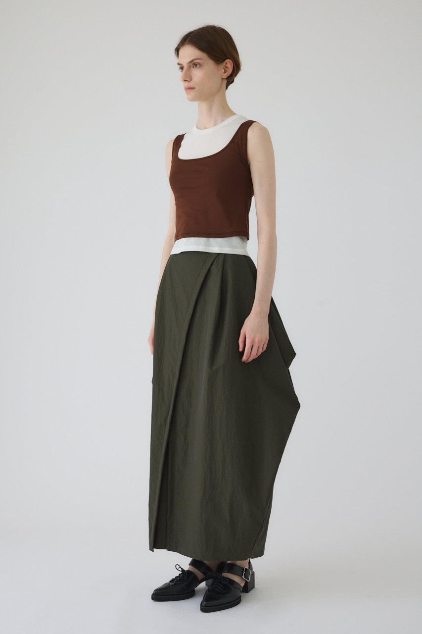 新品 RIM.ARK リネンラップスカート 38 RIM.ARK(リムアーク)｜【7/11 10:00販売開始】【予約販売】Dress