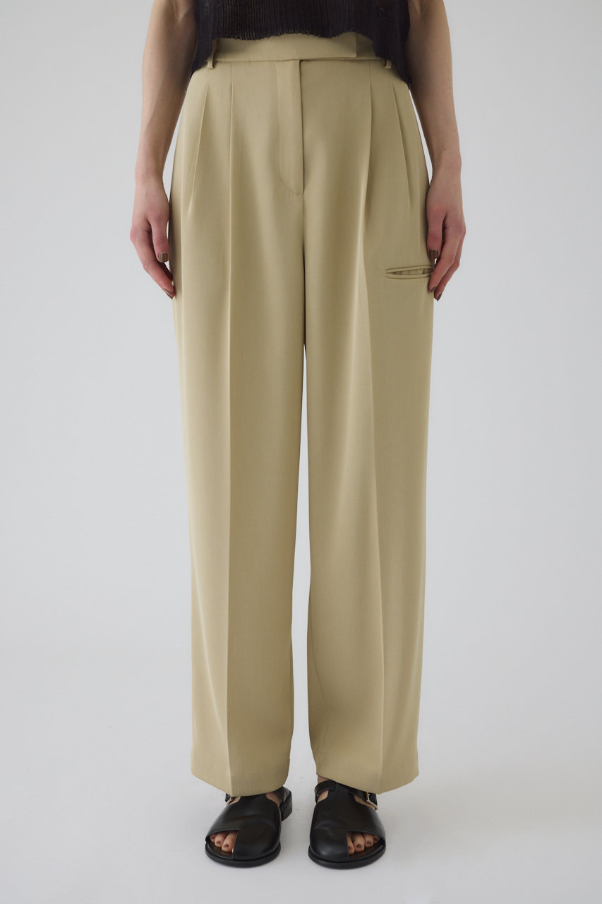 RIM.ARK Piping pocket slacks/スラックス/パンツ (ベージュ, 38) リムアーク ELLE SHOP RIM.ARK Piping pocket slacks/スラックス/パンツ (ベージュ, 38) リムアーク ELLE SHOP