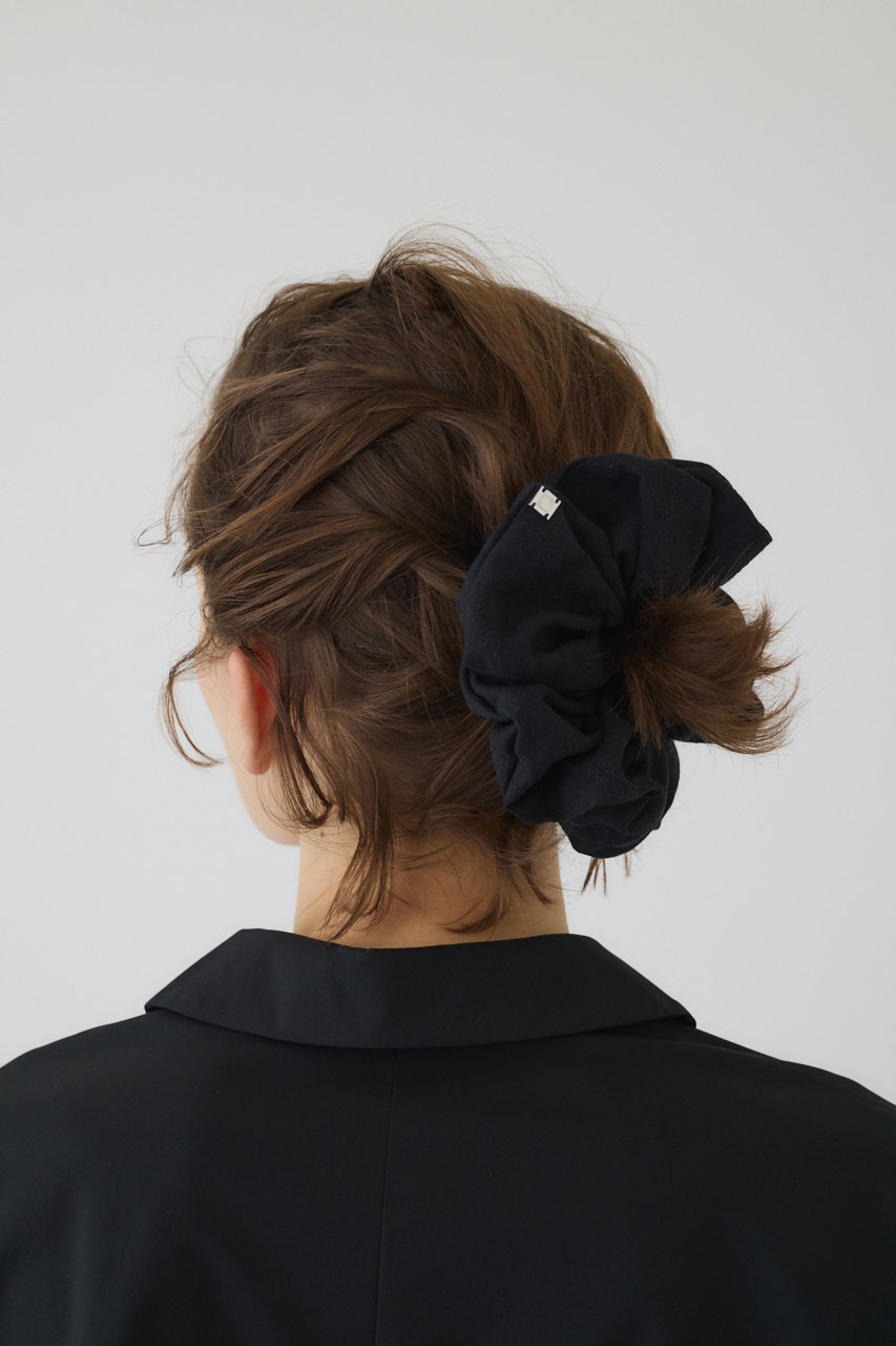 【新品未使用】RIM.ARK ダークブラウン シュシュ　リムアーク RIM.ARK(リムアーク)｜Natural texture scrunchie/シュシュ